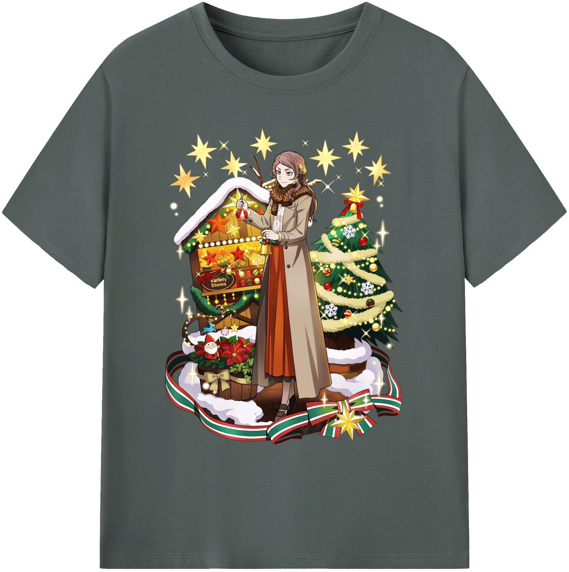 （画像用） 文豪ストレイドッグス Bungo Stray Dogs 綿100％ メンズ半袖Tシャツ｜肌触りやわらか＆通気性